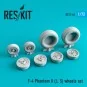 F-4 (J, S) Phantom II wheels set, 1/72 - ResKit Models RS72-0066 F-4 (J, S) Phantom II wheels set, 1/72 - ResKit Models RS72-0066