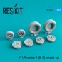 F-4 (B, N) Phantom II wheels set, 1/72 - ResKit Models RS72-0064