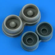 A-10A/C Thunderbolt II correct fan blades, 1/72 - Quickboost QB72 709