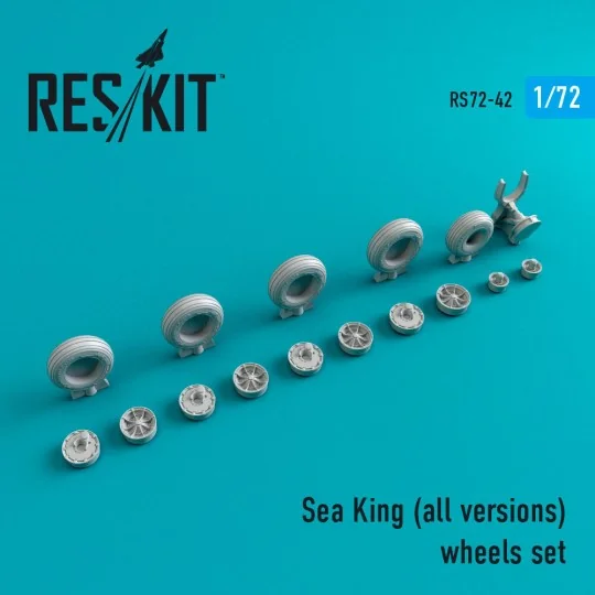Sea King (all versions) wheels set - ResKit Models RS72-0042