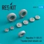 F-105F Thunderchief wheels set, 1/72 - ResKit Models RS72-0077
