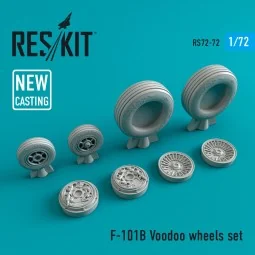 F-101B Voodoo wheels set - ResKit Models RS72-0072