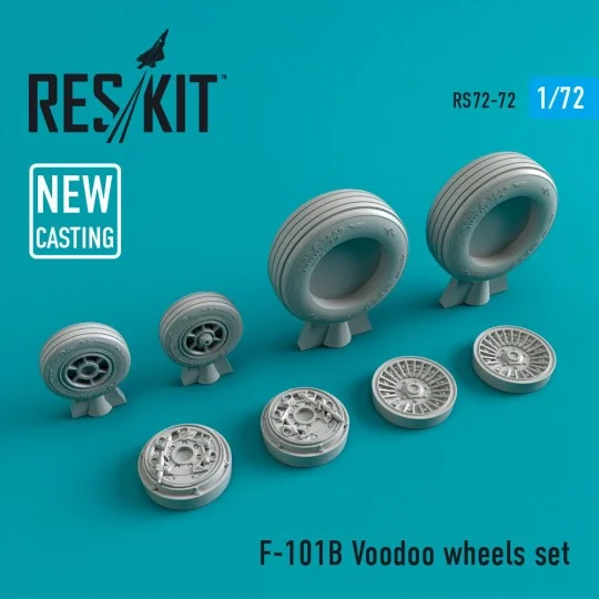 F-101B Voodoo wheels set - ResKit Models RS72-0072