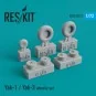 Yak-1/Yak-3 wheels set, 1/72 - ResKit Models RS72-0111 Yak-1/Yak-3 wheels set, 1/72 - ResKit Models RS72-0111