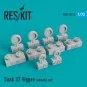Saab 37 Viggen wheels set, 1/72 - ResKit Models RS72-0113
