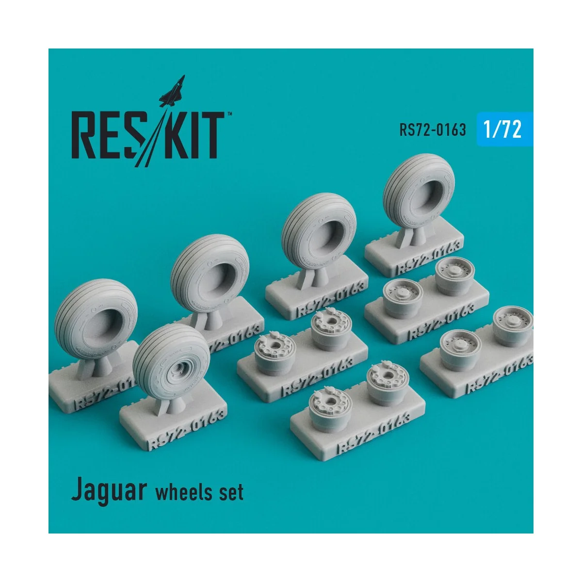Sepecat Jaguar wheels set, 1/72 - ResKit Models RS72-0163
