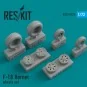 F/A-18 Hornet wheels set, 1/72 - ResKit Models RS72-0125