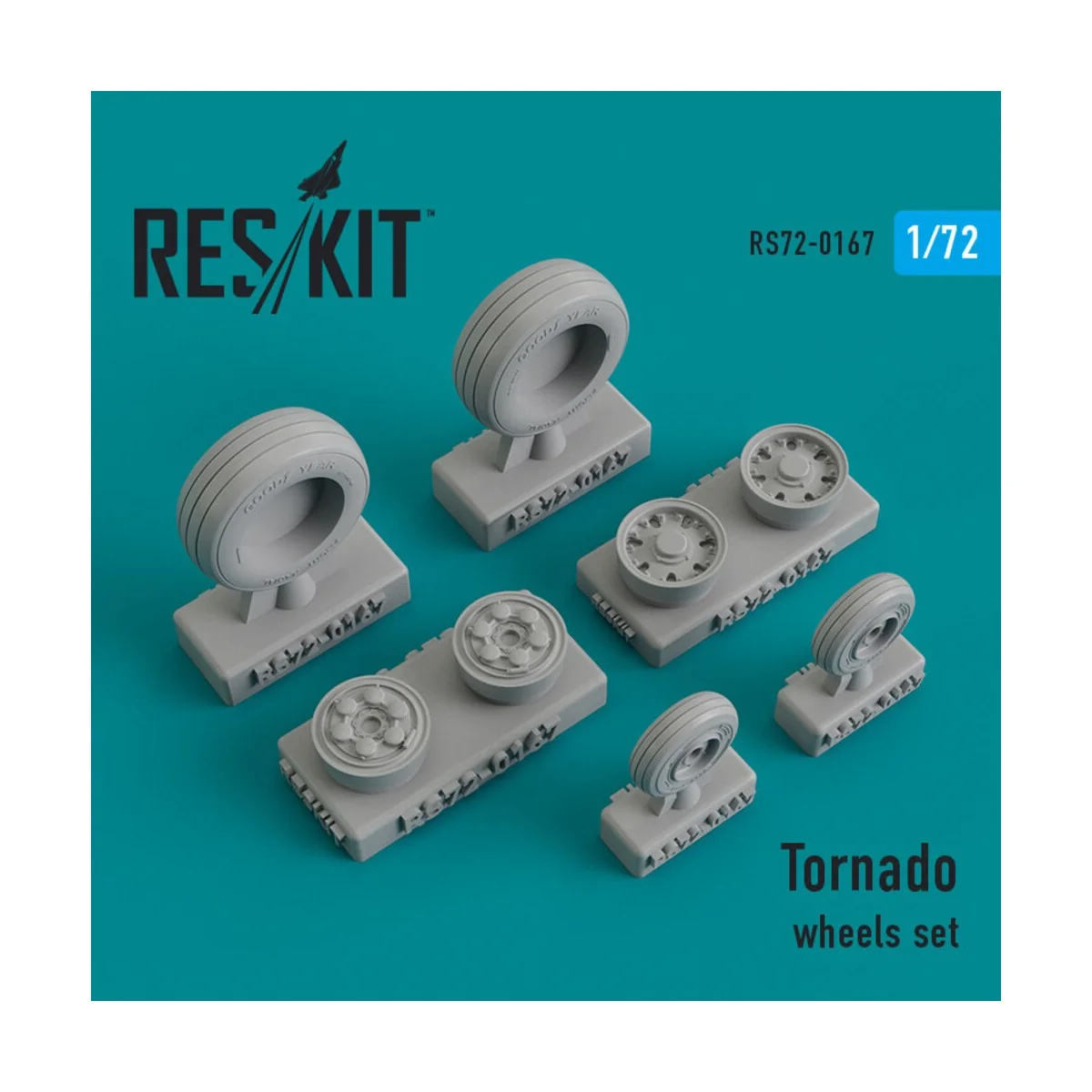 Tornado wheels set - ResKit Models RS72-0167