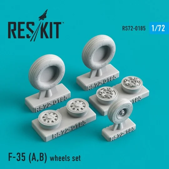 F-35 (A,B) wheels set - ResKit Models RS72-0185