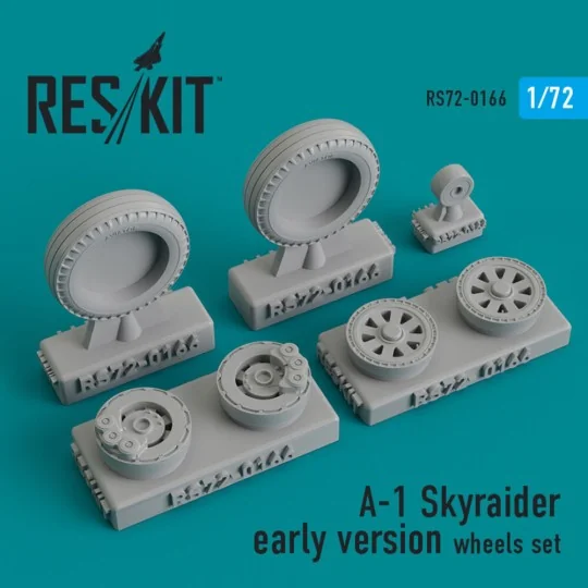 A-1 Skyraider (early version) wheels set - ResKit Models RS72-0166