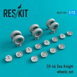 CH-46 Sea Knight wheels set, 1/72 - ResKit Models RS72-0193