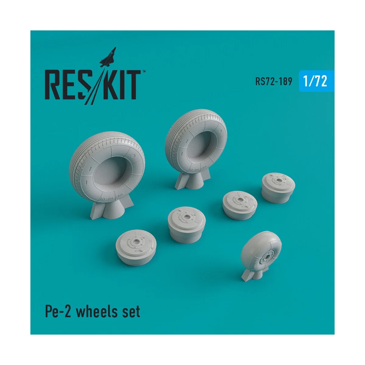 Pe-2 wheels set - ResKit Models RS72-0189