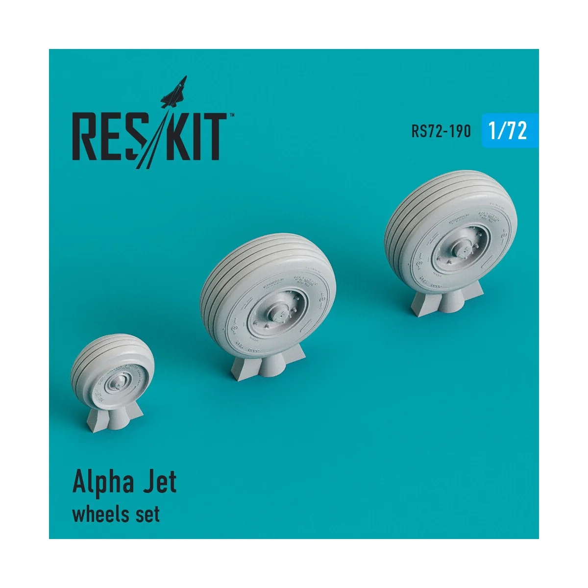 Alpha Jet wheels set, 1/72 - ResKit Models RS72-0190