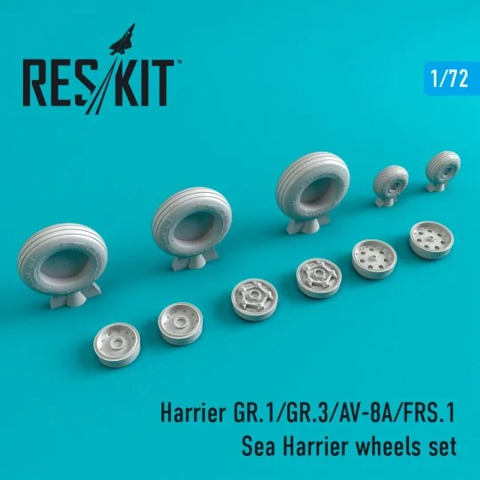 Harrier GR.1/GR.3/AV-8A/FRS.1/Sea Harrier wheels set, 1/72 - ResKit... Harrier GR.1/GR.3/AV-8A/FRS.1/Sea Harrier wheels set, 1/72 - ResKit...