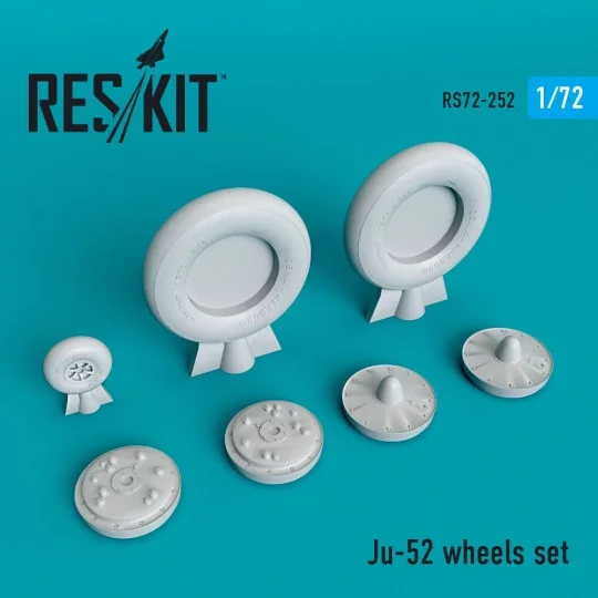 Ju-52 wheels set - ResKit Models RS72-0252