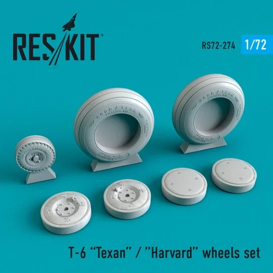 T-6 Texan wheels set - ResKit Models RS72-0274