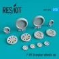 F-89 Scorpion wheels set - ResKit Models RS72-0282