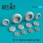 HU-16 Albatros wheels set type 1, 1/72 - ResKit Models RS72-0283
