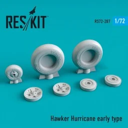 Hawker Hurricane wheels set early type (weighted) - ResKit Models R...