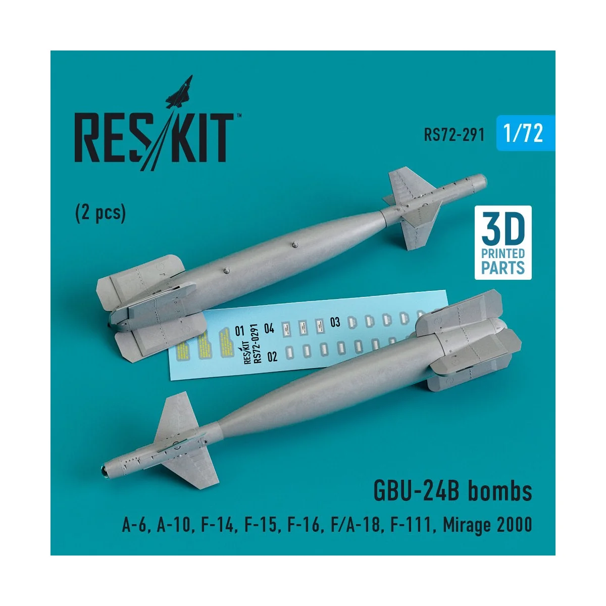 GBU-24B bombs (2 pcs) (A-6, A-10, F-14, F-15, F-16, F/A-18, F-111, ...
