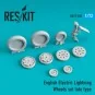 EE Lightning wheels set late type, 1/72 - ResKit Models RS72-0302
