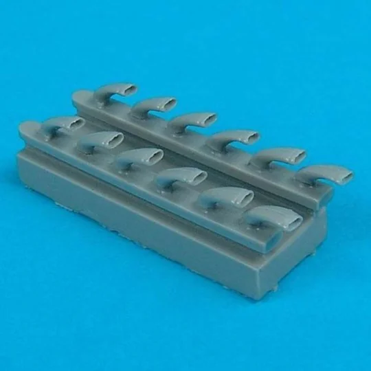 Ju 87G Stuka exhausts für Hasegawa Bausatz, 1/32 - Quickboost QB32 015