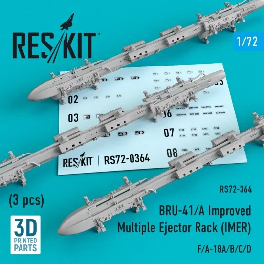 BRU-41/A Improved Multiple Ejector Rack (IMER) (3 pcs) (F/A-18A/B/C...