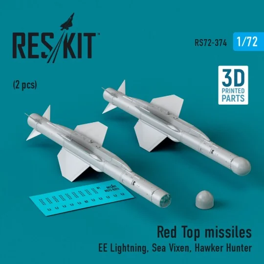 Red Top missiles (2 pcs) (EE Lightning, Sea Vixen, Hawker Hunter) (...