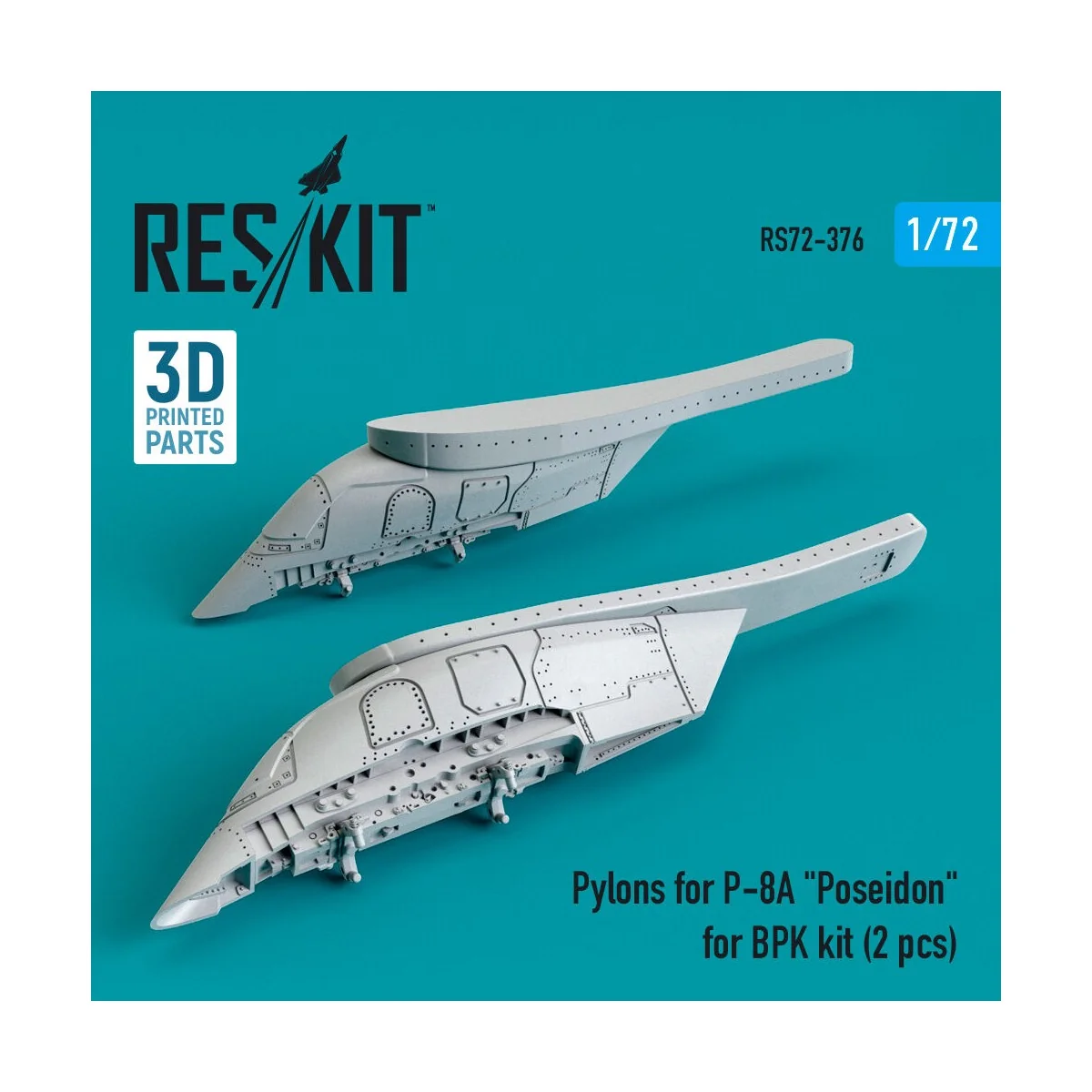 Pylons for P-8A Poseidon for BPK kit (2 pcs) (3D Printed) - ResKit ...