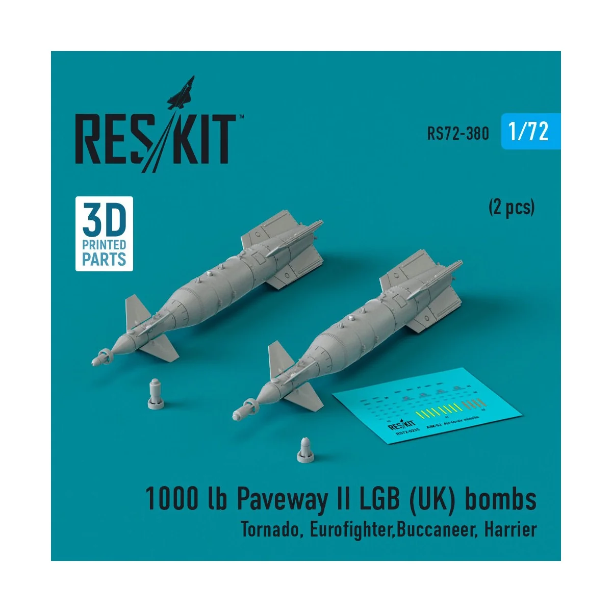 1000 lb Paveway II LGB (UK) bombs (2 pcs) (Tornado, Eurofighter, Bu...