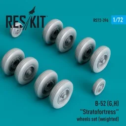 B-52 (G,H) Stratofortress wheels set (weighted) (Resin & 3D Printed...