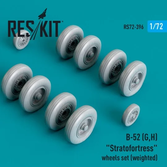 B-52 (G, H) Stratofortress wheels set (weighted) (Resin & 3D Printe... B-52 (G, H) Stratofortress wheels set (weighted) (Resin & 3D Printe...
