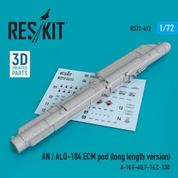 AN / ALQ-184 ECM pod (long length version) (A-10, F-4G, F-16, C-130...