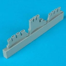 Fw 190 A-8 exhaust Für Hasegawa Bausatz. - Quickboost QB32 020