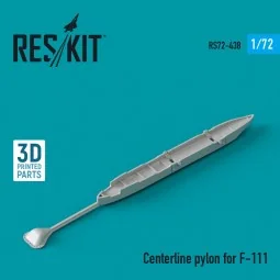Centerline pylon for F-111 (3D Printed), 1/72 - ResKit Models RS72-...