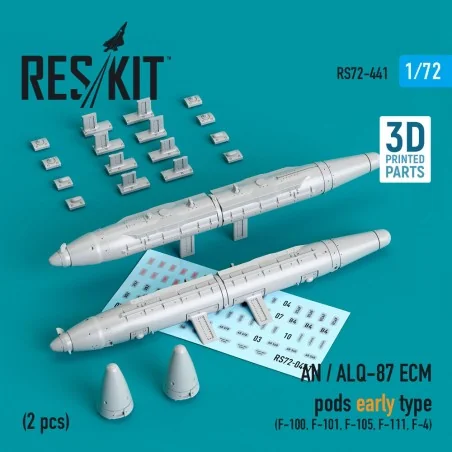 AN / ALQ-87 ECM pods early type (2 pcs) (F-100, F-101, F-105, F-111...