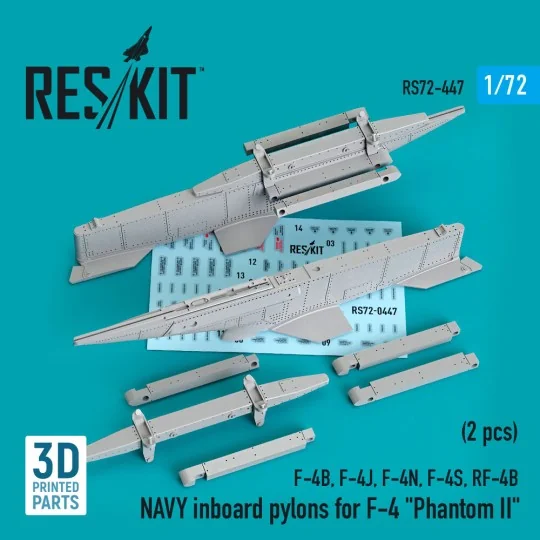 NAVY inboard pylons for F-4 Phantom II (2 pcs) (F-4B, F-4J, F-4N, F...