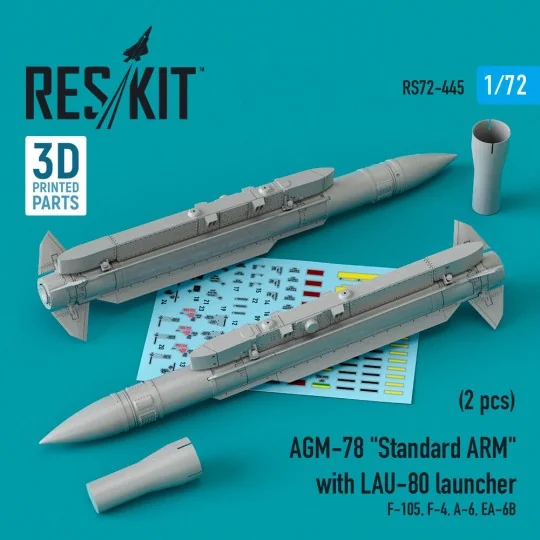 AGM-78 Standard ARM with LAU-80 launcher (2 pcs) (F-105, F-4, A-6, ... AGM-78 Standard ARM with LAU-80 launcher (2 pcs) (F-105, F-4, A-6, ...