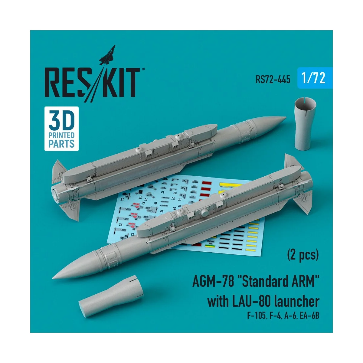 AGM-78 Standard ARM with LAU-80 launcher (2 pcs) (F-105,F-4,A-6,EA-...