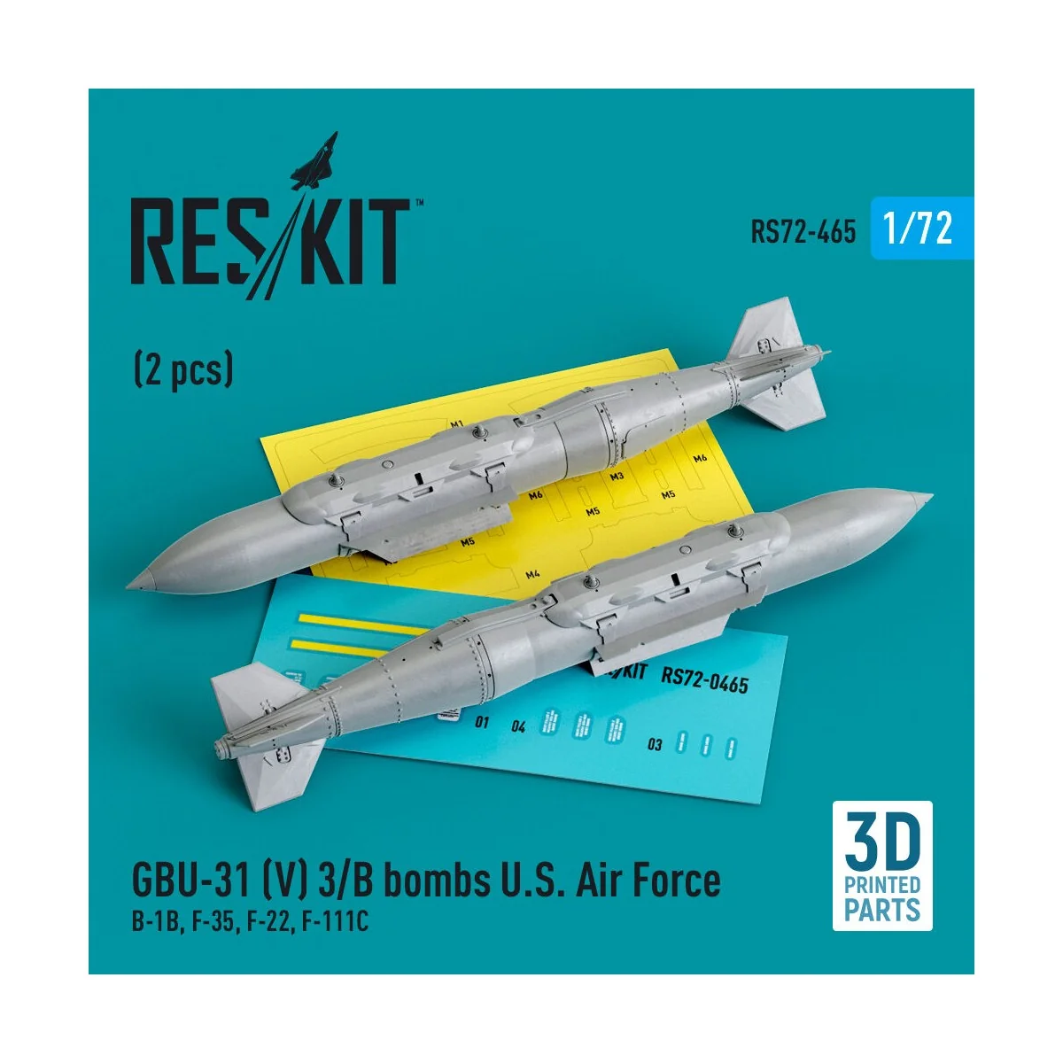 GBU-31 (V) 3/B bombs U.S. Air Force (2 pcs) (B-1B, F-35, F-22, F-11...