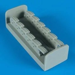 Bf 109E exhaust für Hasegawa Bausatz - Quickboost QB32 023