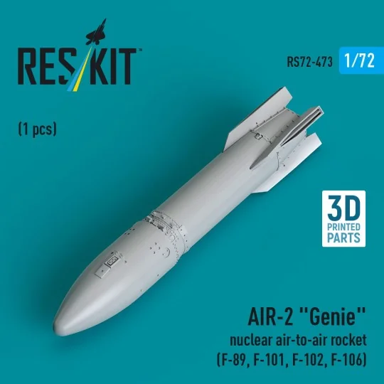 AIR-2 Genie nuclear air-to-air rocket (1 pcs) (F-89, F-101, F-102, ...