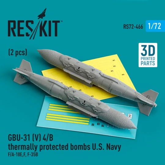 GBU-31 (V) 4/B thermally protected bombs U.S. Navy (2 pcs) (F/A-18E... GBU-31 (V) 4/B thermally protected bombs U.S. Navy (2 pcs) (F/A-18E...