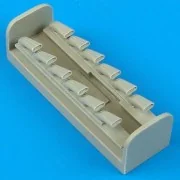 Bf 109G/K exhaust für Hasegawa Bausatz, 1/32 - Quickboost QB32 024 Bf 109G/K exhaust für Hasegawa Bausatz, 1/32 - Quickboost QB32 024