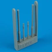 Bf 109G gun barrels für Hasegawa Bausatz, 1/32 - Quickboost QB32 026