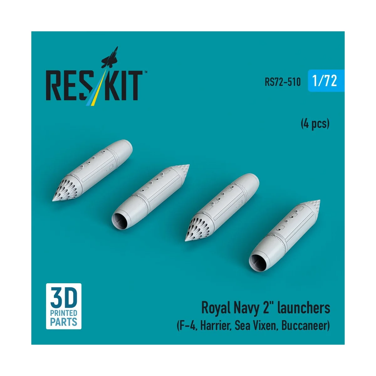 Royal Navy 2 launchers (4 pcs) (F-4, Harrier, Sea Vixen, Buccaneer)...