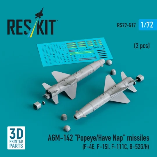 AGM-142 Popeye/Have Nap missiles (2 pcs) (F-4E, F-15I, F-111C, B-52...