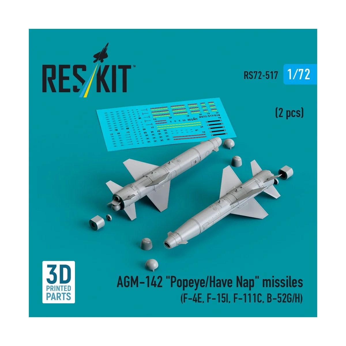 AGM-142 Popeye/Have Nap missiles (2 pcs) (F-4E, F-15I, F-111C, B-52...