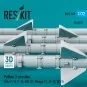 Python 3 missiles (4 pcs) (Kfir, F-15, F-16, MiG-21, Mirage F.1, JF...