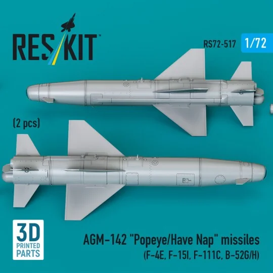 AGM-142 Popeye/Have Nap missiles (2 pcs) (F-4E, F-15I, F-111C, B-52...